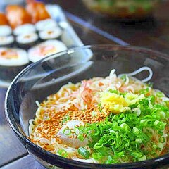 超シンプルぶっかけ素麺 温でも冷でも レシピ 作り方 By Mama Papa 楽天レシピ